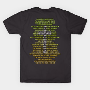 Names of Jesus - back of Tshirt T-Shirt